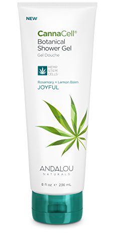 Andalou Naturals Cannacell Shower Gel, Joyful, 8 Ounces