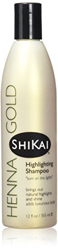 Shikai Henna Gold Highlighting Shampoo, 12-Ounces