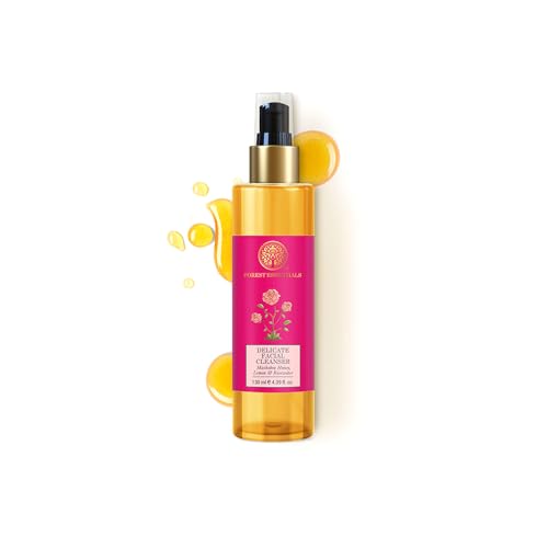 Forest Essentials Delicate Facial Cleanser Mashobra Honey, Lemon & Rose Water 130 Ml (Face Wash)