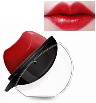 Glowhouse Lazy Lipstick Apple Shape Matte Finish Lip Shaped Designed Lipsticks Red And Maroon