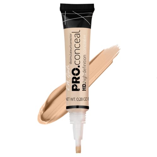 L.A. Girl Hd Pro.Conceal Skin Foundation Concealer, Porcelain, 1 Oz