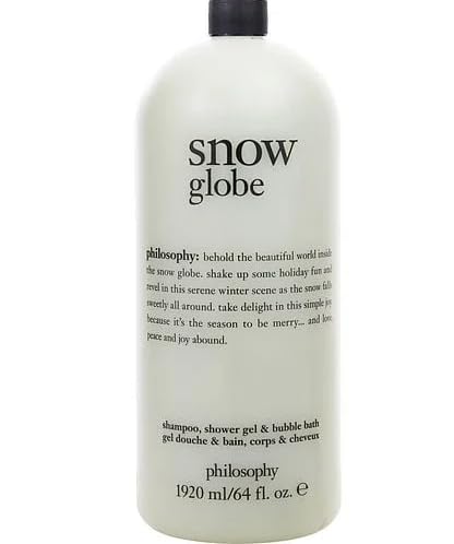 Philosophy Snow Globe Shampoo, Shower Gel & Bubble Bath -1920ml/64oz