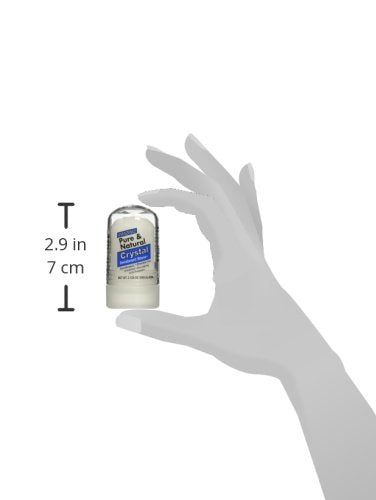 Thai Deodorant Stone Pure And Natural Crystal Mini Stick, 2.125 Ounce