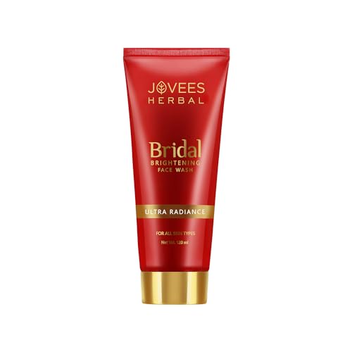Jovees Herbal Bridal Brightening Face Wash | Ultra Radiance For Brightening Skin | Reduces Dark Spot For All Skin Types 120Ml