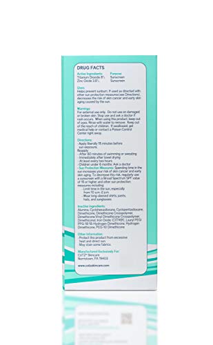 Cotz Face Prime & Protect Tinted Mineral Sunscreen And Facial Primer Broad Spectrum Spf 40; Pa+++ 1.5 Oz / 42.5 G.