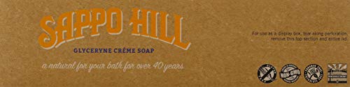 Sappo Hill Soapworks Natural Glycerine Soap, 3.5 Ounce, 12 Count