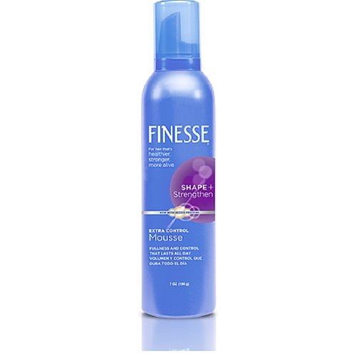 Finesse Shape Plus Strengthen Extra Control Mousse, 7 Ounce