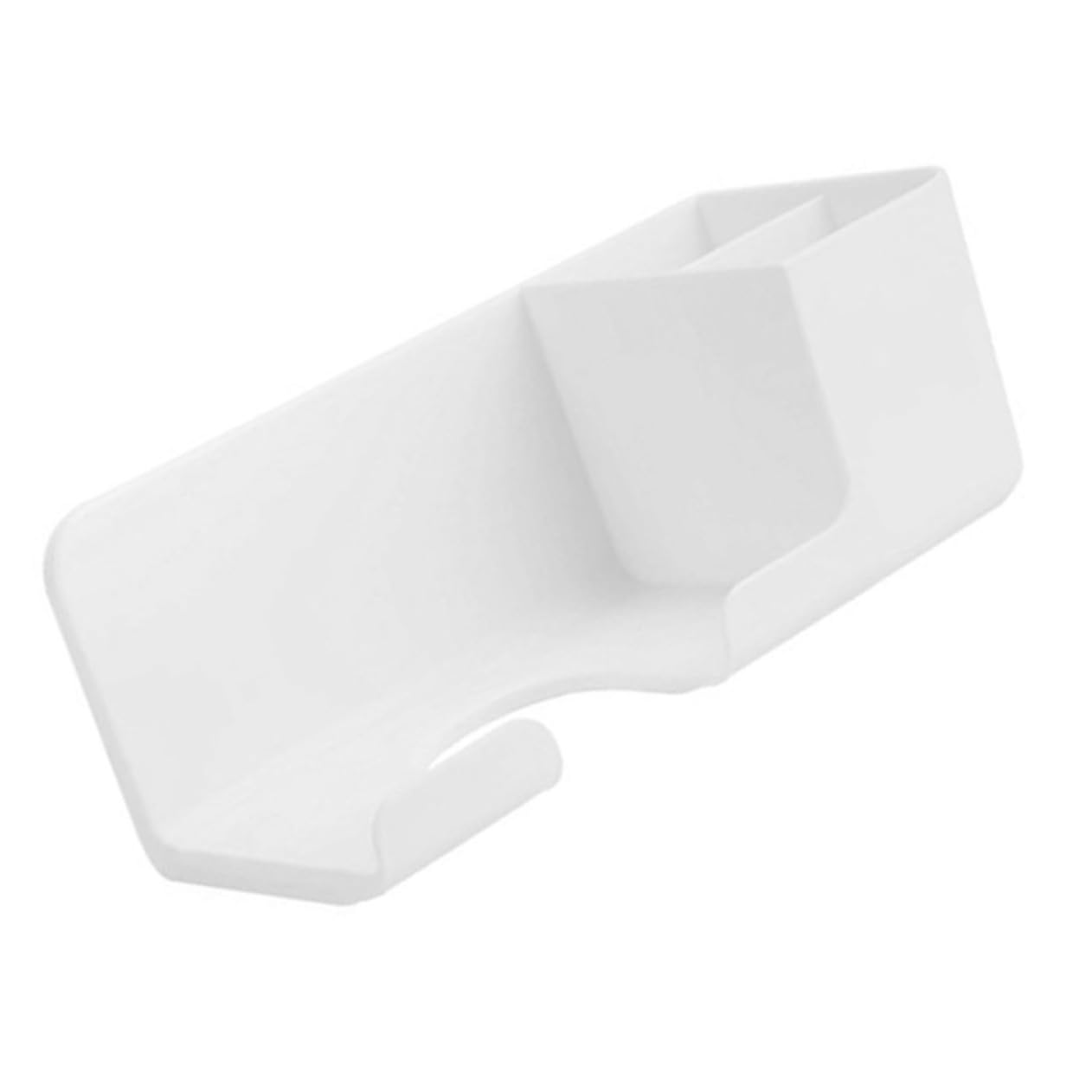 gklwVSlwv WallMounted Hair Dryer Rack No Drill Blow Storage Holder White Tool Organizer for Bathroom Easy Access Shelf SpaceSa