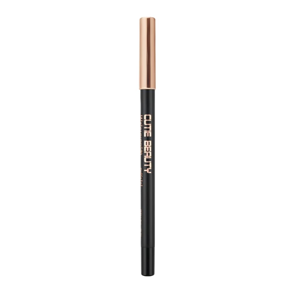 Cutie Beauty Waterproof Kajal & Kohl Eye Pencil | Long Lasting | Smudge Proof | Soft Texture | Dermatologically Tested | Intense