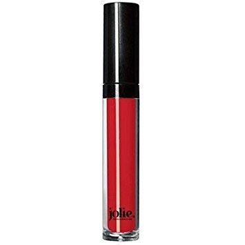 Jolie Liquid Lipstick - Luxurious, Creamy Lipstick W/Wand Applicator (Code Red)