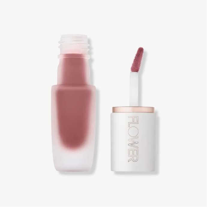 Flower Beauty By Drew Barrymore Perfect Pout Lip Color - Soft Matte Finish - Liquid Lipstick - Comfortable + Lightweight Feel (B
