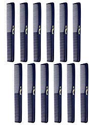 Krest Cleopatra 400 All Purpose Hair Comb. Hair Cutting Combs. Barbers & Hairstylist Combs. Dark Blue. 12 pcs.