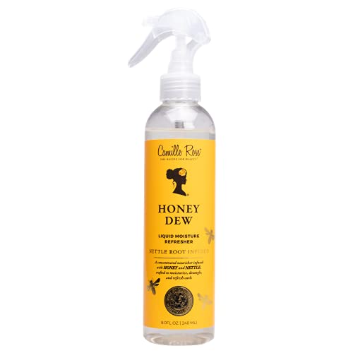 Camille Rose Honey Dew Liquid Moisture Refresher For A Daily Curl Refresh And Soft, Silky Hair | With Honey And Nettle Root