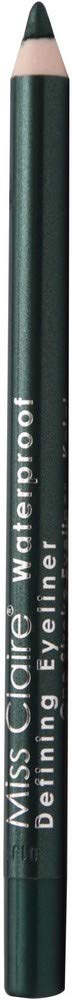 Miss Claire Waterproof Defining Eyeliner One Stroke Eyeliner Kajal Party, Green, 1.2 G