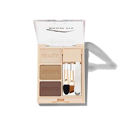 Milani Brow Fix Kit - Vegan Eyebrow Color, Medium, 1 Count - Cruelty-Free Shaping & Filling Tool (Model MBF-02)