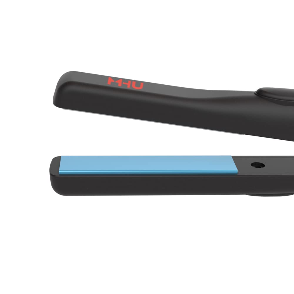 Mini Flat Iron for Short Hair 0.5 inch Travel Size, Tourmaline Ceramic Small Hair Straightener, Lightweight and Portable for Tra