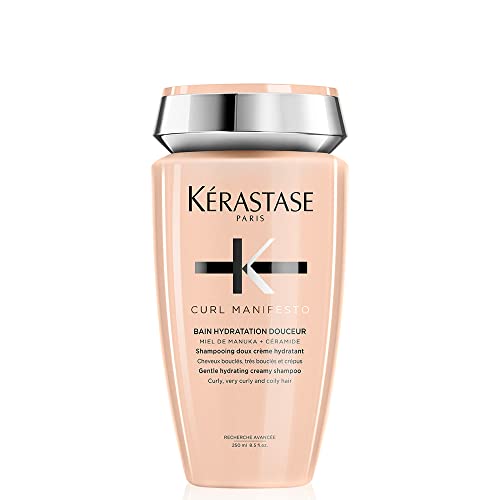 Kerastase Curl Manifesto Hydratation Douceur Shampoo | Removes Build Up & Hydrates Curls | Softens & Reduces Frizz | For All Wav