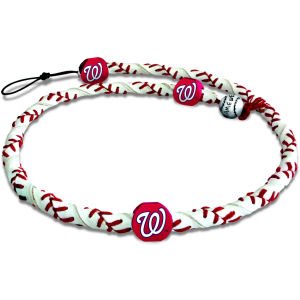 MLB Washington Nationals Classic Frozen Rope Baseball Necklace