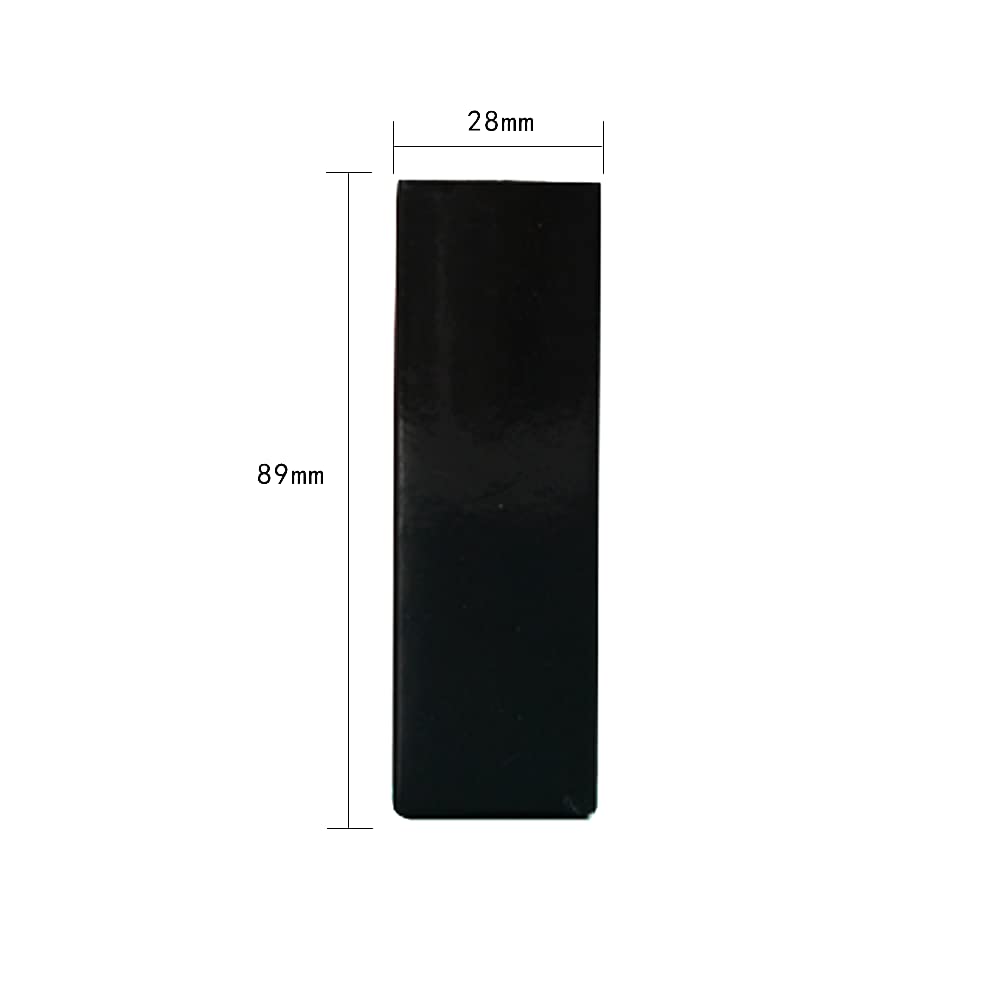 Cosidea 50 Pcs Empty Black Lip Gloss Boxes W28 Xw28 Xh89Mm / W1.02Xw1.02Xh3.5 Inch, Cosmetic Perfume/Mascara Box Packaging For S