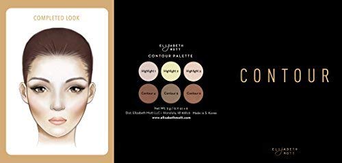 Elizabeth Mott Bronzer Contour Kit & Highlighting Powder - Cruelty Free & Paraben Free - 6 Shades For A Natural Glow