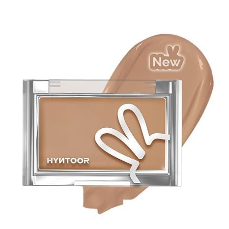 HYNTOOR 2in1 Cream Blush and Concealer, LongWearing Moisturizing Formula with High Coverage, SkinLike Finish (Bronzer NU20, 