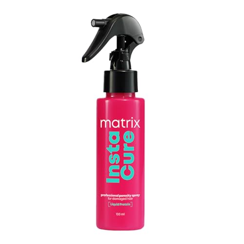 Matrix Instacure Professional Porosity Spray With Liquid Protein, For Damaged Hair | Reduced Split Ends, Breakage, Knotting | Fo