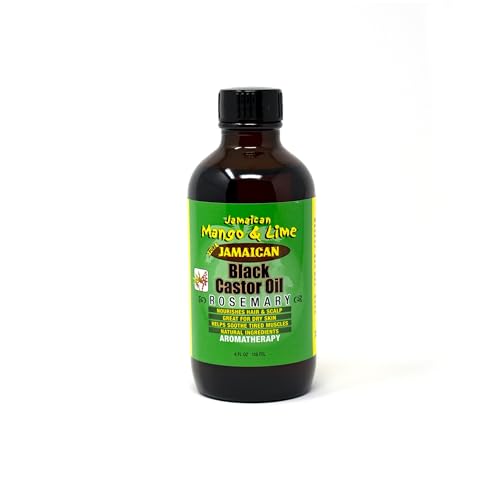 Jamaican Mango & Lime Black Castor Oil, 4 Fl Oz