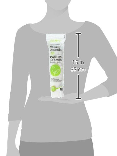 DELON Premium Cosmetic Cotton Rounds, 100 Count