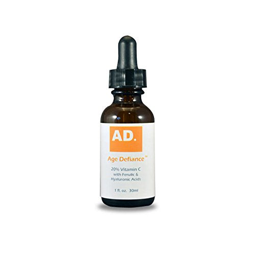 Age Defiance Vitamin C Serum 20% 1 oz  Potent daily antioxidant serum for sun protection and prevention of hyperpigmentation