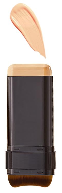 DualEnded Eraser Foundation Stick with Brush, Full Coverage & Natural SkinLike Finish, LongLasting Weightless Makeup, Smudge