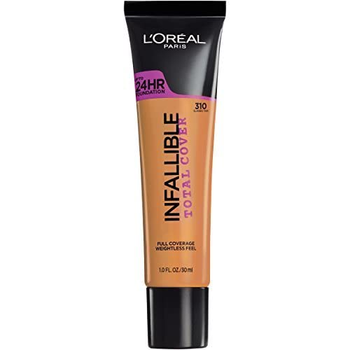 LOr  al Paris Infallible Total Cover Foundation, Classic Tan, 1 fl; oz.