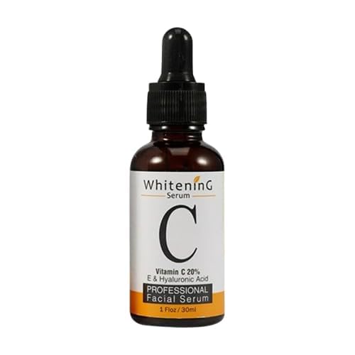 Krishviha Vitamin C 20% Face Serum With Vitamin E & Hyaluronic Acid | Brightening & Hydrating Facial Serum For Glowing Skin | Pr