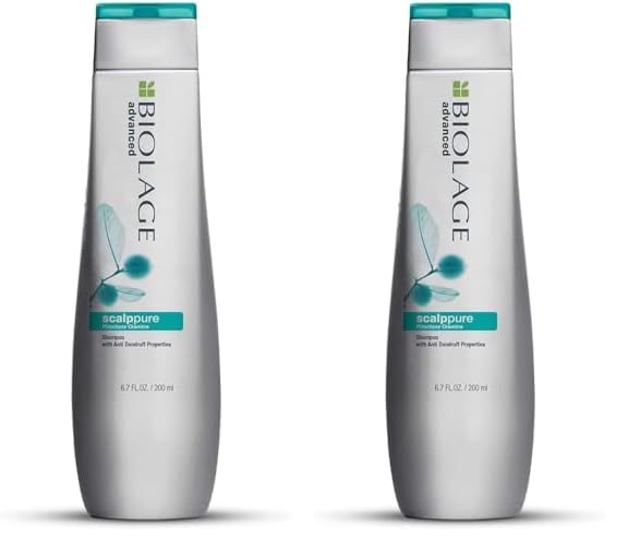 Biolage Professional Scalppure Anti-Dandruff Shampoo, Removes Visible Flakes From 1St Use, Enriched With Bergamot, Shampoo For M