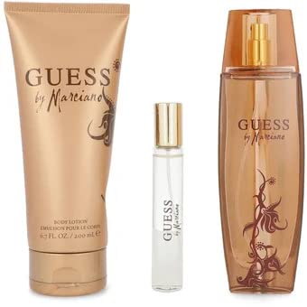 Guess By Marciano 3 Pc Gift Set 3.4Oz Edp Spray, 0.5Oz Travel Spray, 6.7Oz Body Lotion Giftset