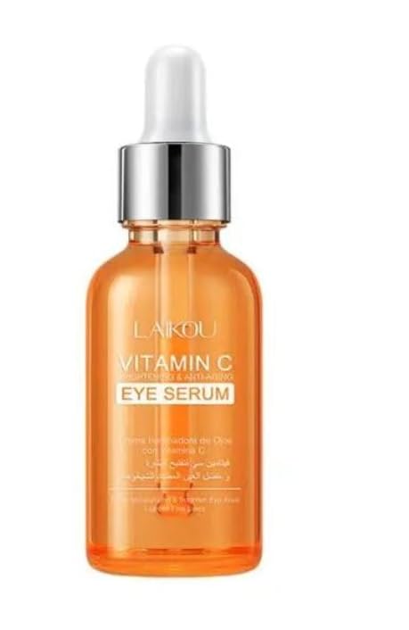 Gudapati Vitamin C Eye Serum | AntiAging & Brightening Eye Cream | Dark Circle Remover | Wrinkle Reduction | Eye Care Serum For