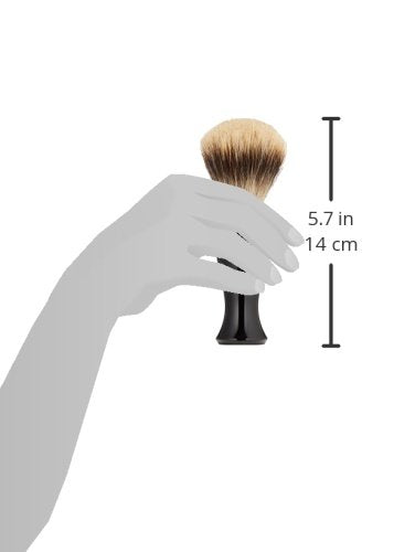 Shave Fine Badger Hair Shaving Brush, Black