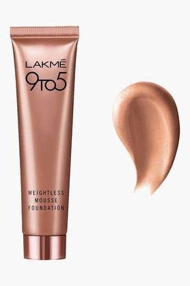 Lakm 9 To 5 Weightless Mousse Foundation, Light Matte Finish (5X29G) For All Skin Types