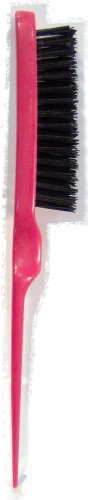 Tease brush Nylon Bristle teasing brush color RED