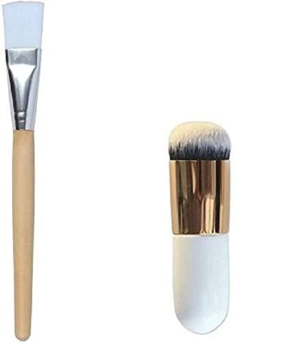 Banira Professional Flat Face Pack Brush With Foundations Brush