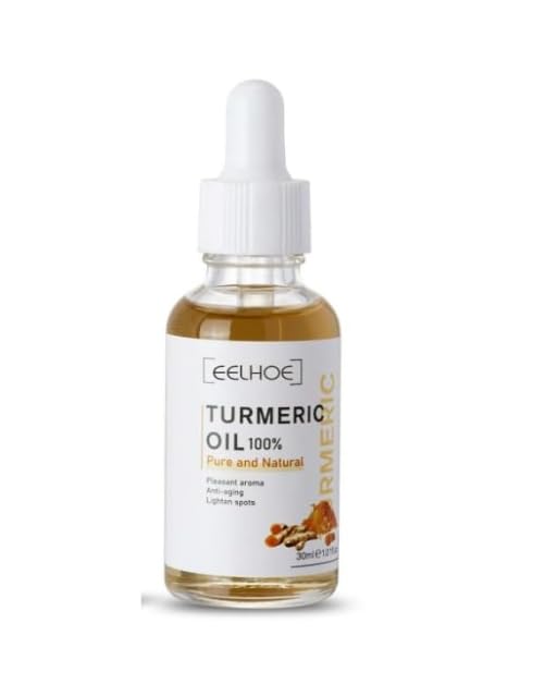 Detailr Turmeric Face Serum For Glowing Skin  Dark Spot Corrector, Acne Scar Treatment & AntiAging  Hydrating Vitamin C & Hya