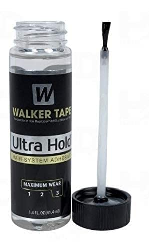 Ultra Hold Lace Wig Adhesive Glue By Walker Tape 1.4Oz With Brush
