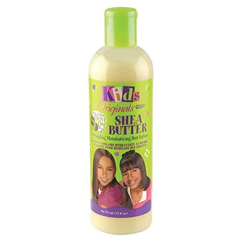 Originals By Africa'S Best Kids Shea Butter Detangling Moisturizing Hair Lotion, Enriched With Extra Virgin Olive Oil, Petrolatu