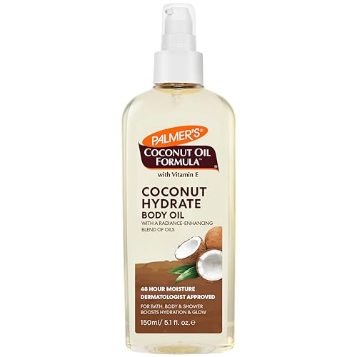 Palmers Coconut Oil Formula Body Oil, Body Moisturizer With Green Coffee Extract, Bath Oil For Dry Skin, 51 Ounces