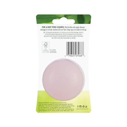 Ecotools Deep Cleansing Facial Brush, For Facial Cleansers & Balms, Removes Oil, Dirt & Impurities, Exfoliating, Revives Dull Sk