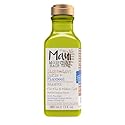 Maui Moisture Lightweight Curls + Flaxseed Shampoo, Paraben Free, Silicone Free, 13 Fl Oz,Green