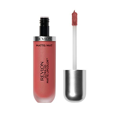 Revlon Ultra Hd Matte Lipcolor, Velvety Lightweight Matte Liquid Lipstick In Red  Coral, Flirtation (620), 02 Oz