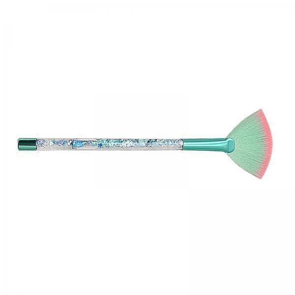 Enakshi 3Xfan Makeup Brush Durable Makeup Loose Powder Brush For Women Girlfriend Lady Green|Health & Beauty | Makeup | Makeup T