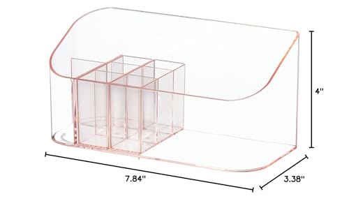 Sunficon Makeup Holder Tray Organizer Cosmetic Display Case Tabletop Desktop Vanity Countertop Bathroom Wall Cabinet Medicine St