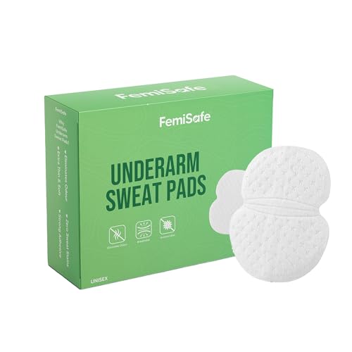 Femisafe UltraAbsorbent Underarm Sweat Pads  Discreet & OdorFree Protection For AllDay Comfort (Pack Of 14 Pair Of 7)