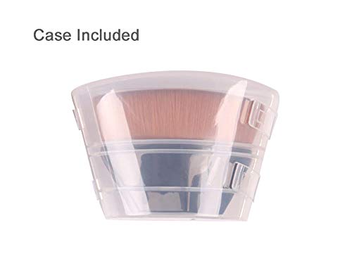 JOSALINAS Foundation Makeup Brush Fast Flawless Application Blusher Liquid Cream Powder Cosmetic Body Blending Tool, Black
